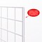 Econoco 2'x6' White Portable Grid Panel, Pack Of 3 W2X6 - alternate 3